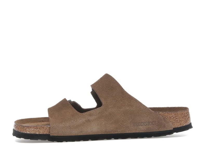 Birkenstock Arizona Soft Footbed Suede Leather Dark Tea Tonal