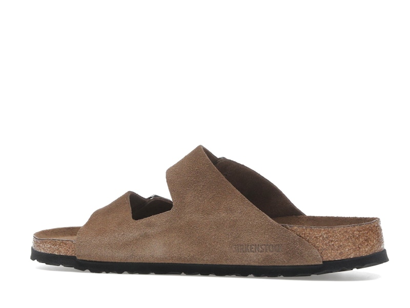 Birkenstock Arizona Soft Footbed Suede Leather Dark Tea Tonal