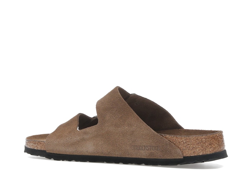 Birkenstock Arizona Soft Footbed Suede Leather Dark Tea Tonal