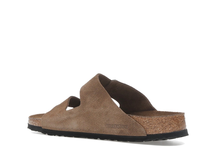 Birkenstock Arizona Soft Footbed Suede Leather Dark Tea Tonal