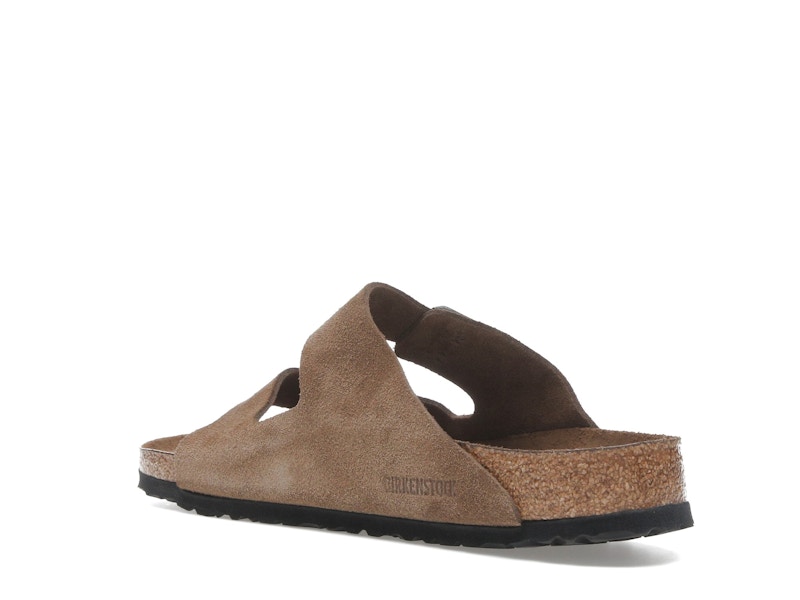 Birkenstock Arizona Soft Footbed Suede Leather Dark Tea Tonal
