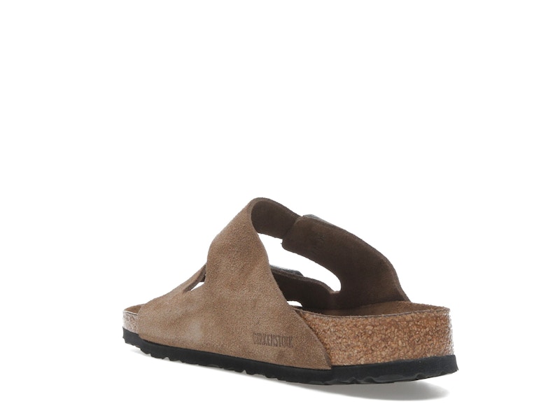 Birkenstock Arizona Soft Footbed Suede Leather Dark Tea Tonal