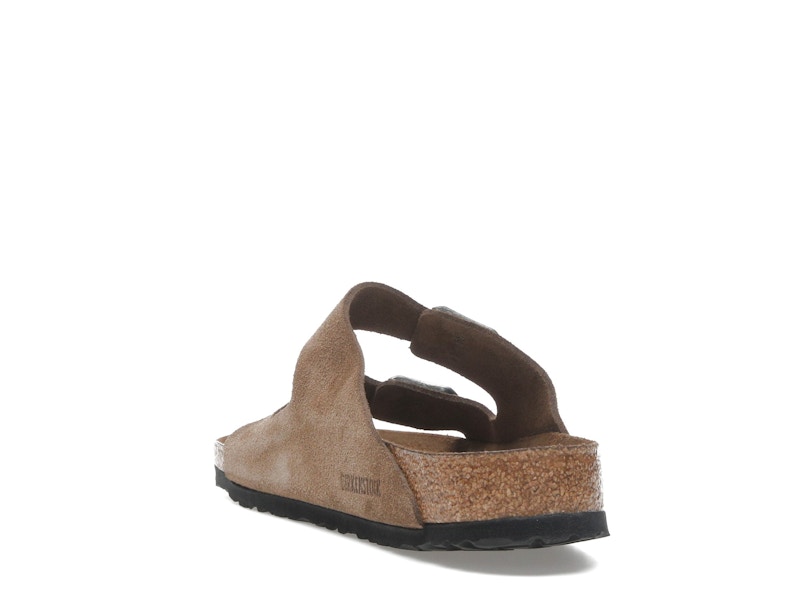 Birkenstock Arizona Soft Footbed Suede Leather Dark Tea Tonal