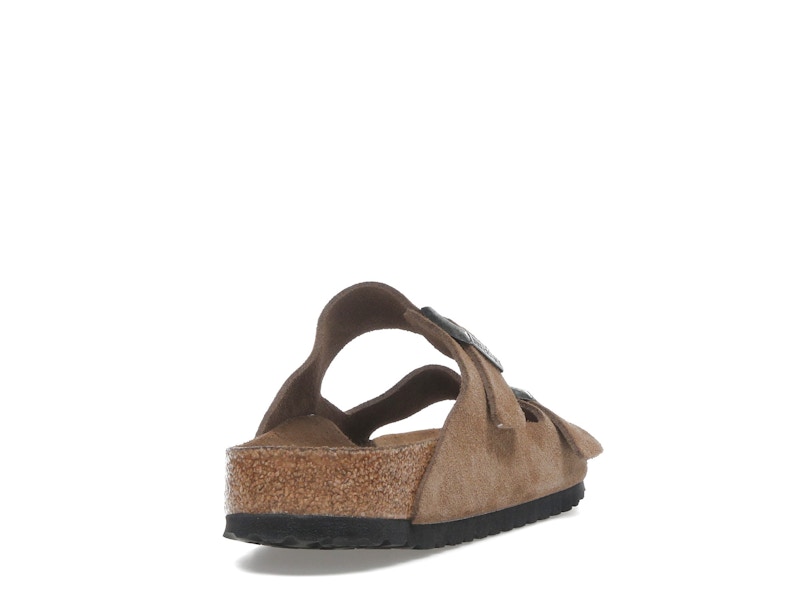 Birkenstock Arizona Soft Footbed Suede Leather Dark Tea Tonal