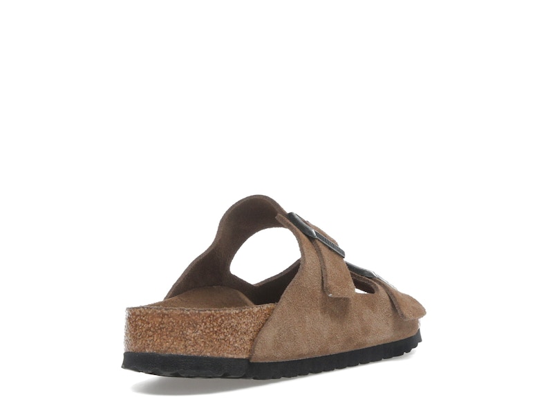 Birkenstock Arizona Soft Footbed Suede Leather Dark Tea Tonal