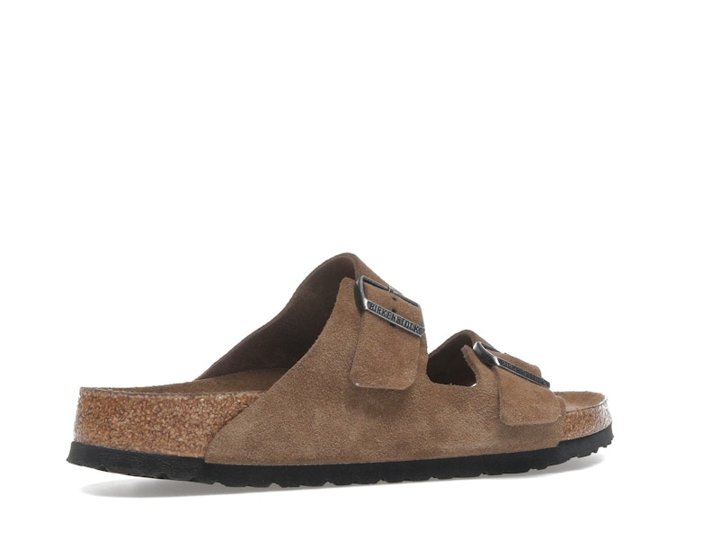 Birkenstock Arizona Soft Footbed Suede Leather Dark Tea Tonal