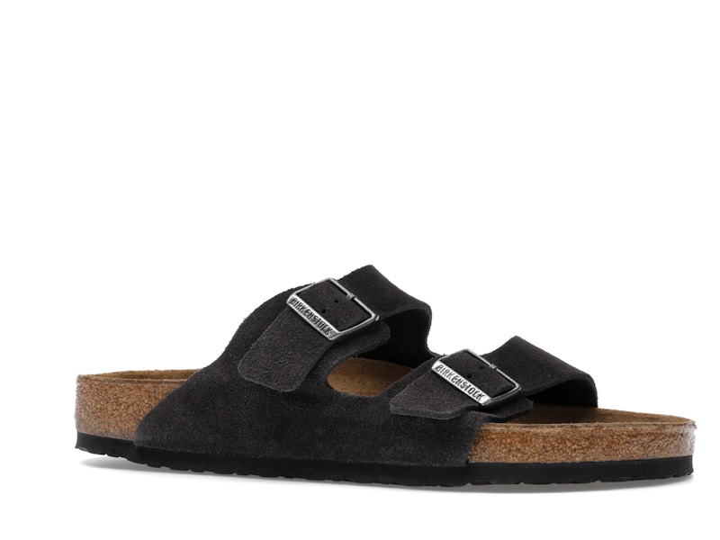 Birkenstock Arizona Soft Footbed Suede Velvet Grey
