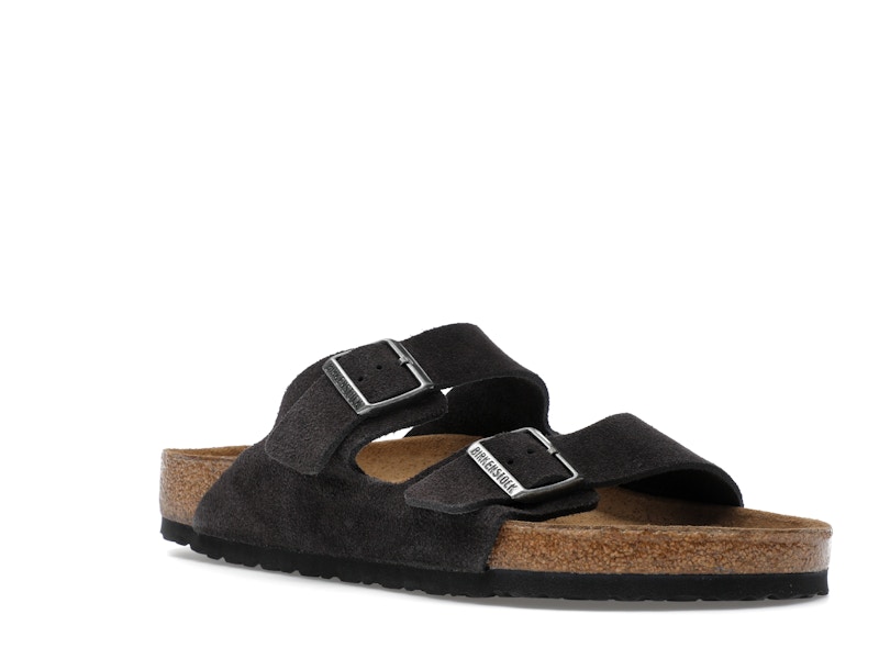 Birkenstock Arizona Soft Footbed Suede Velvet Grey