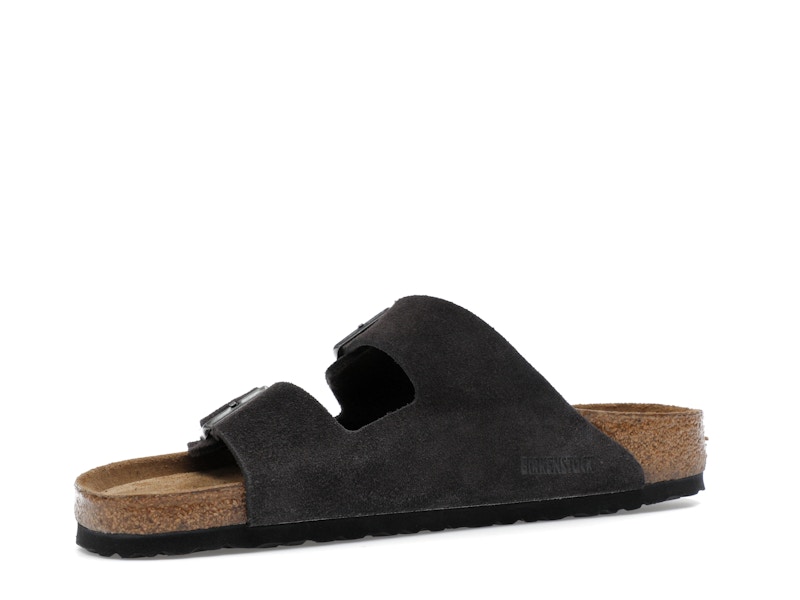 Birkenstock Arizona Soft Footbed Suede Velvet Grey