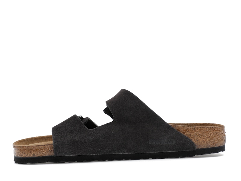 Birkenstock Arizona Soft Footbed Suede Velvet Grey