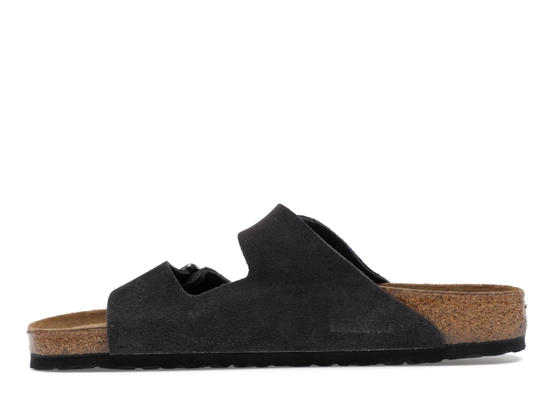 Birkenstock Arizona Soft Footbed Suede Velvet Grey