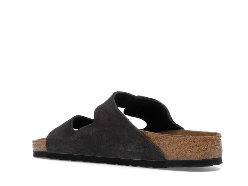 Birkenstock Arizona Soft Footbed Suede Velvet Grey