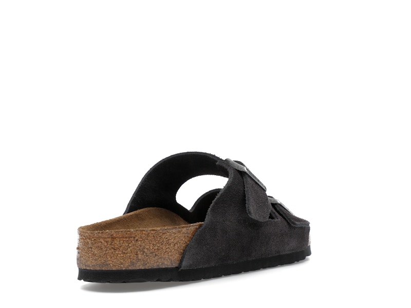 Birkenstock Arizona Soft Footbed Suede Velvet Grey