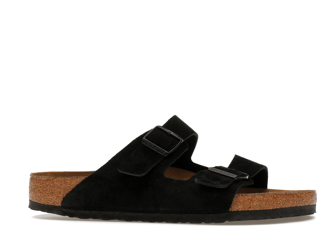 Birkenstock Arizona Soft Footbed Suede Black