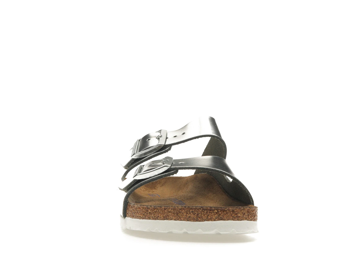 Birkenstock Arizona Softbed Metallic Silver (Women's)