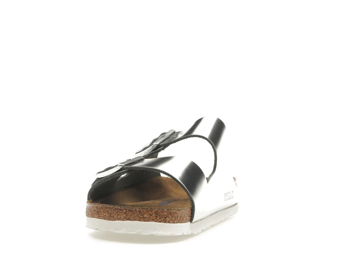 Birkenstock Arizona Softbed Metallic Silver (Women's)