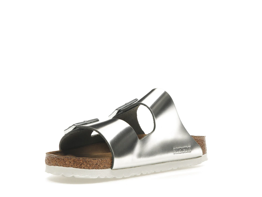 Birkenstock Arizona Softbed Metallic Silver (Women's)