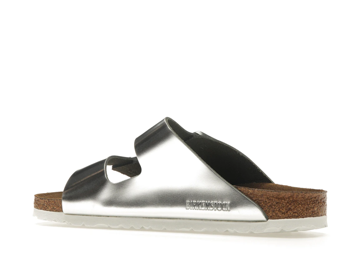 Birkenstock Arizona Softbed Metallic Silver (Women's)