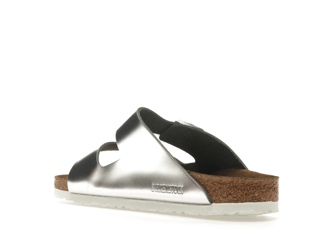Birkenstock Arizona Softbed Metallic Silver (Women's)