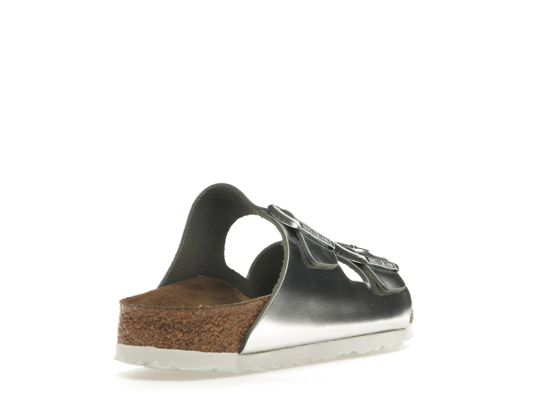 Birkenstock Arizona Softbed Metallic Silver (Women's)