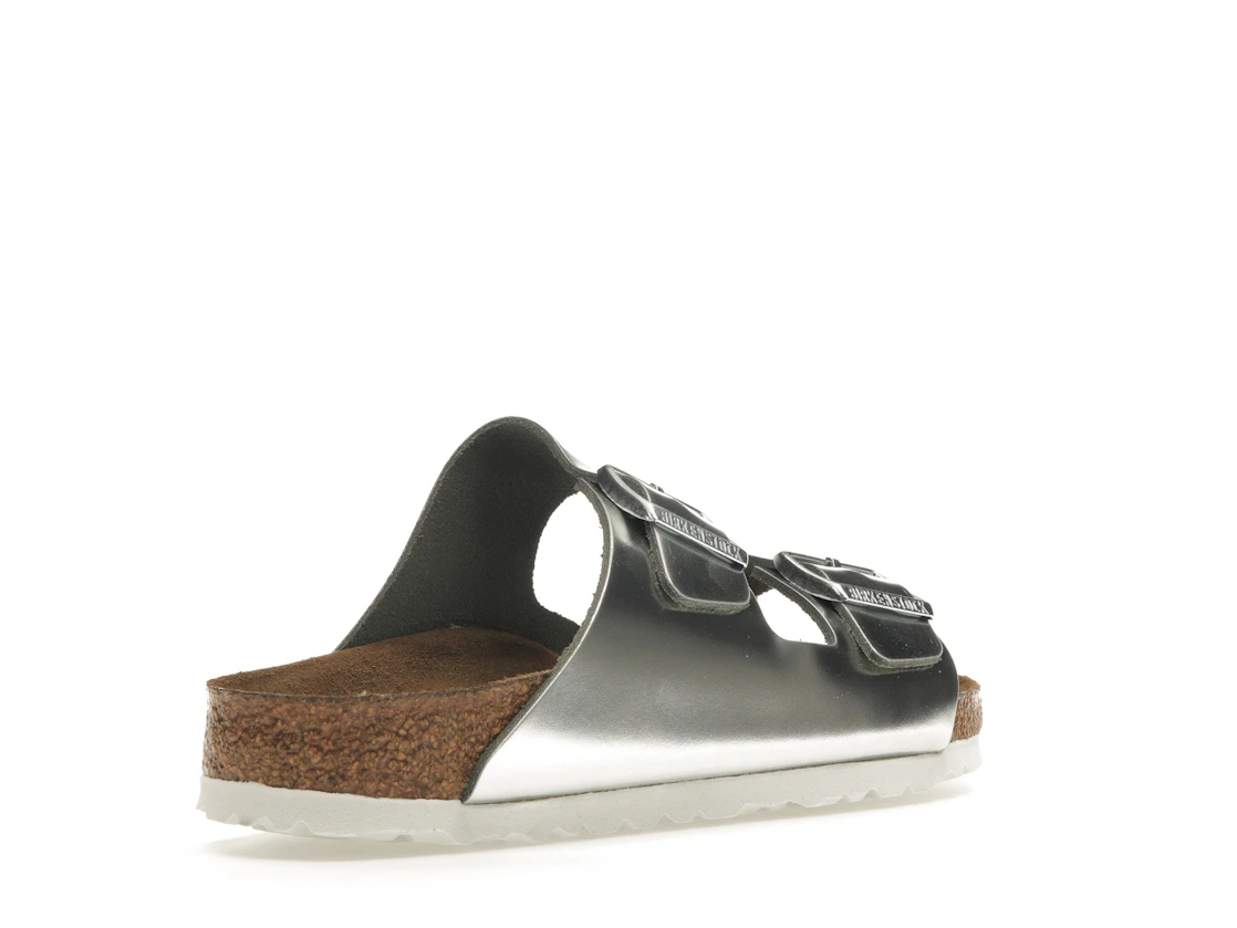 Birkenstock Arizona Softbed Metallic Silver (Women's)