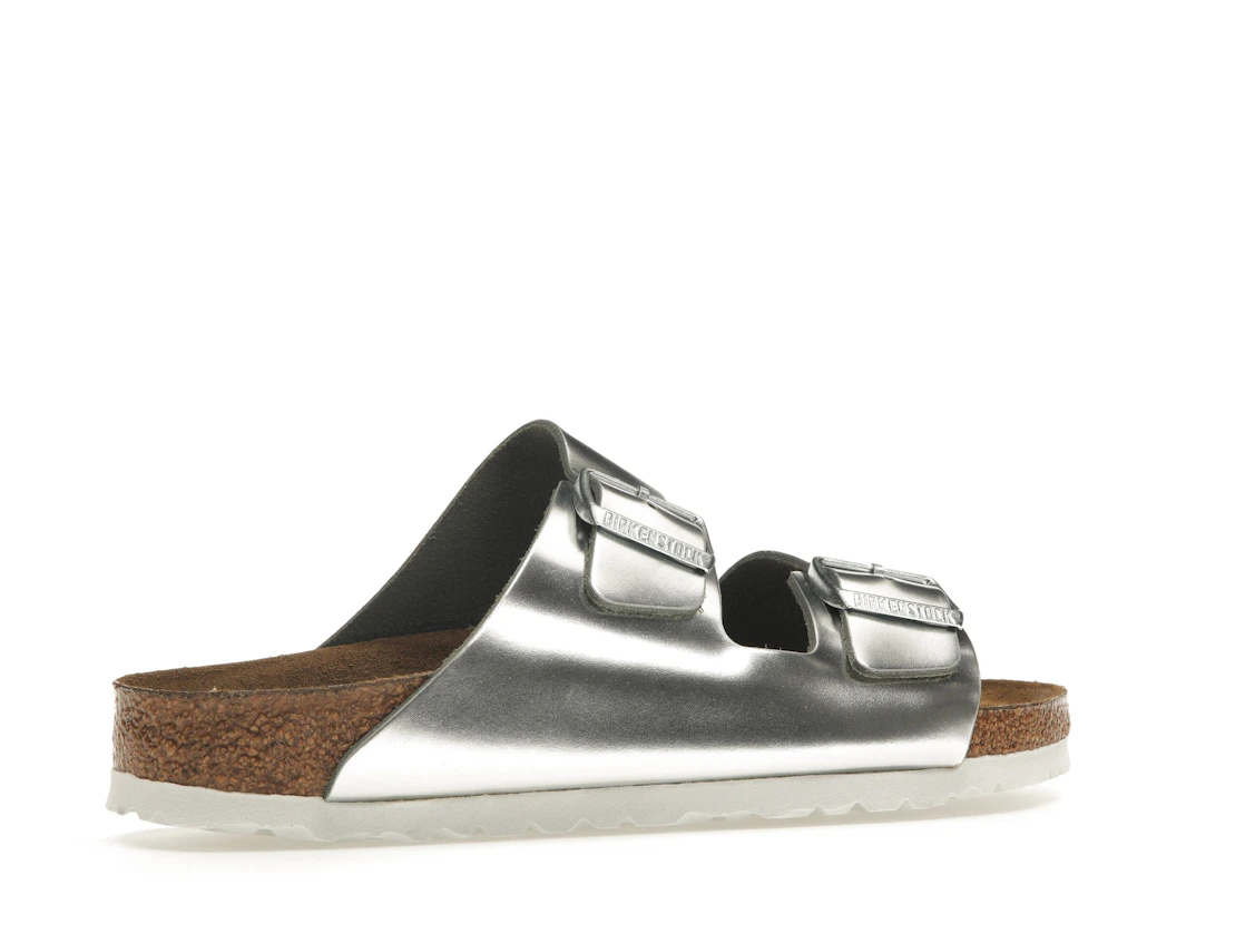 Birkenstock Arizona Softbed Metallic Silver (Women's)