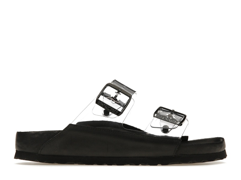 Birkenstock Arizona Transparent Manolo Blahnik Black