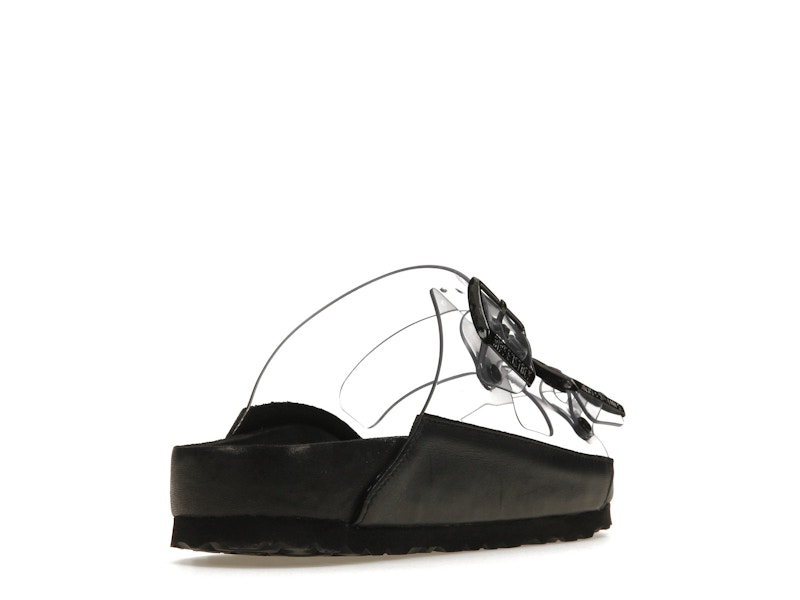 Birkenstock Arizona Transparent Manolo Blahnik Black