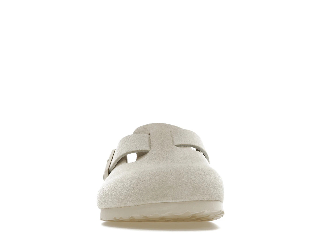 Birkenstock Boston Antique White Suede