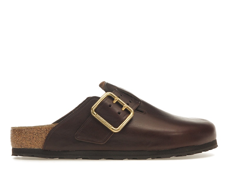 Birkenstock Boston Bold Leather Roast Brown