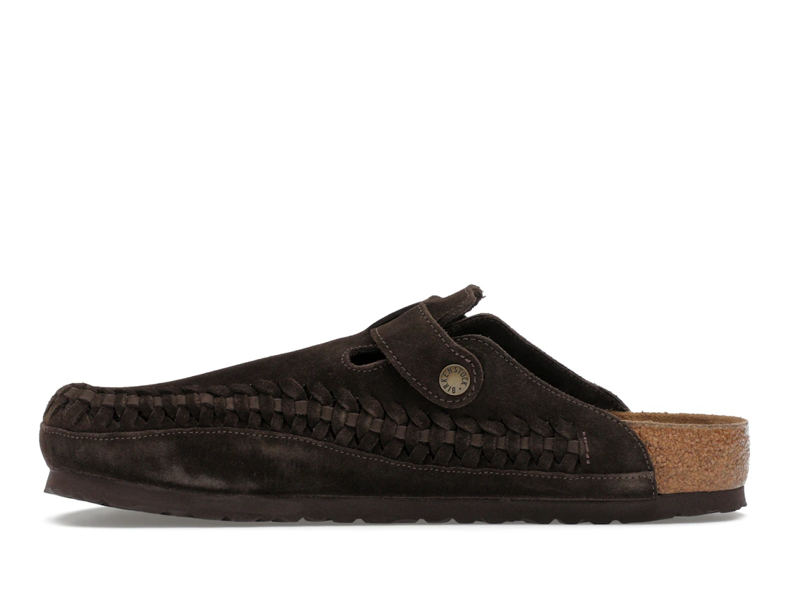 Birkenstock Boston Braided Suede Kith Mocca