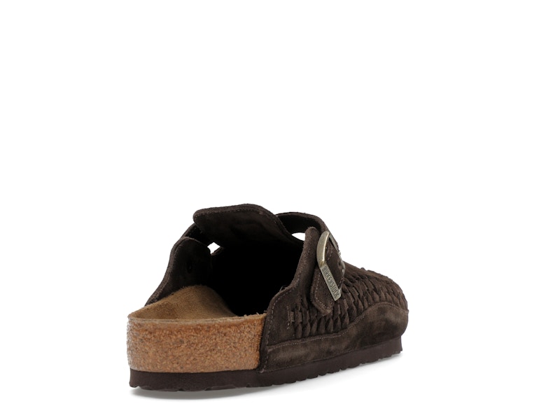 Birkenstock Boston Braided Suede Kith Mocca