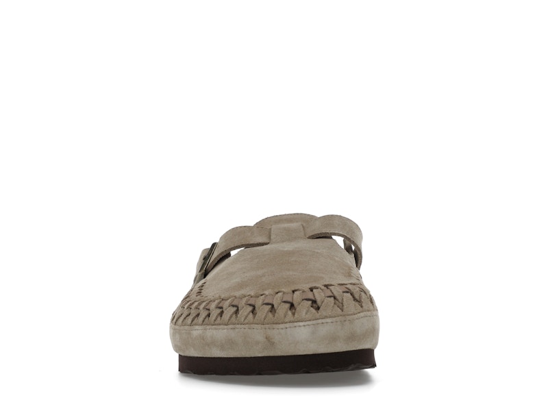 Birkenstock Boston Braided Suede Kith Taupe