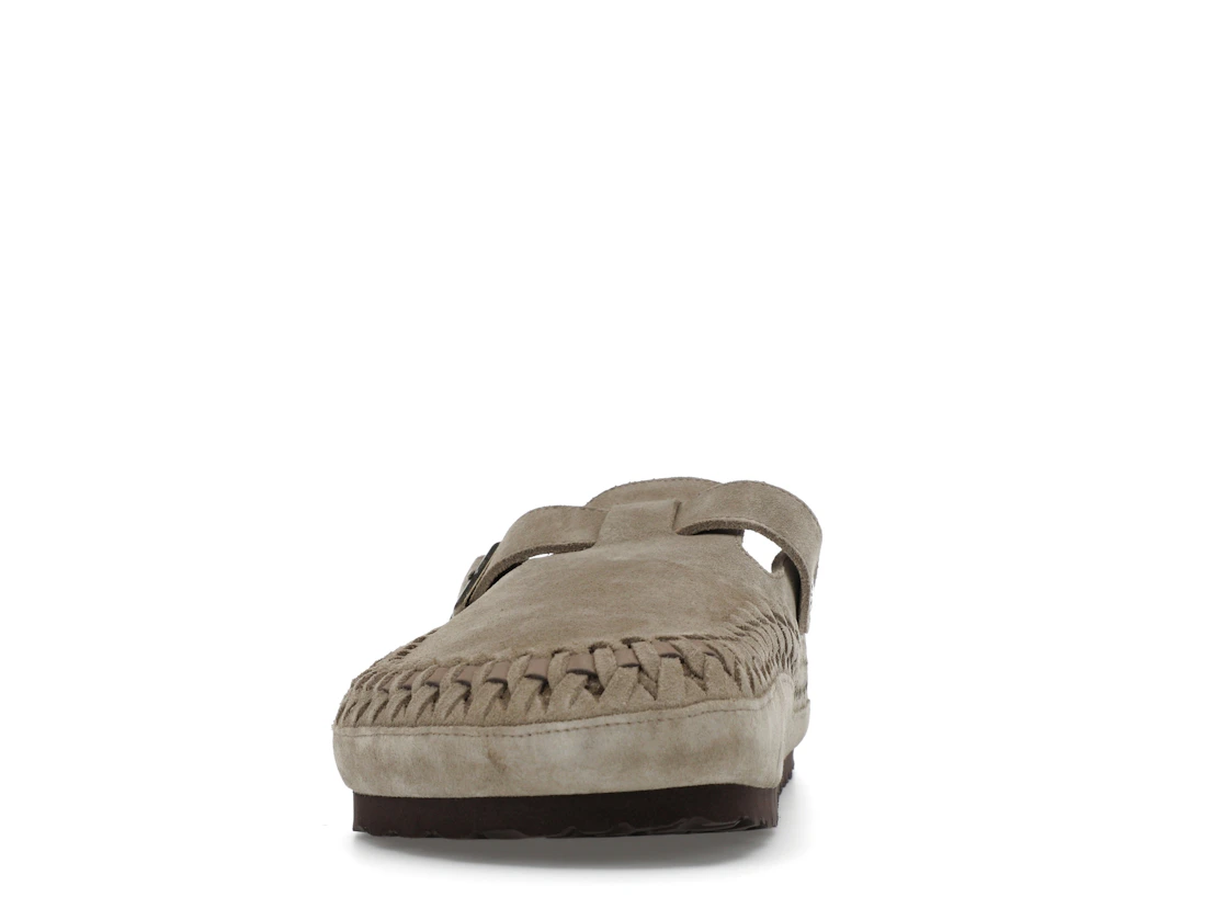 Birkenstock Boston Braided Suede Kith Taupe
