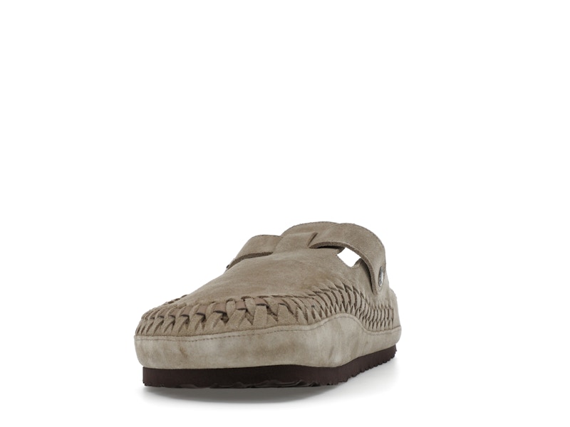Birkenstock Boston Braided Suede Kith Taupe