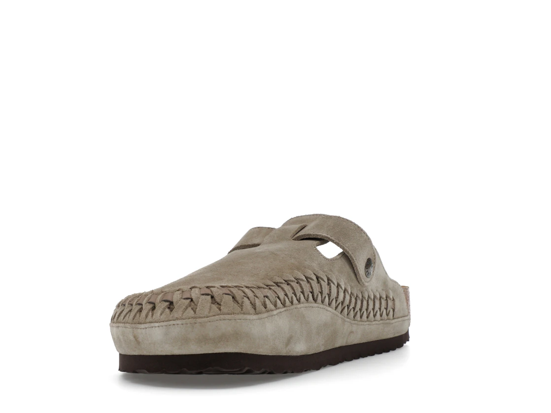 Birkenstock Boston Braided Suede Kith Taupe