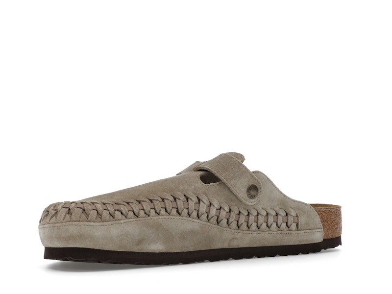 Birkenstock Boston Braided Suede Kith Taupe
