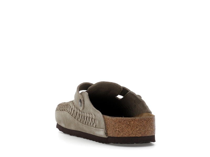 Birkenstock Boston Braided Suede Kith Taupe