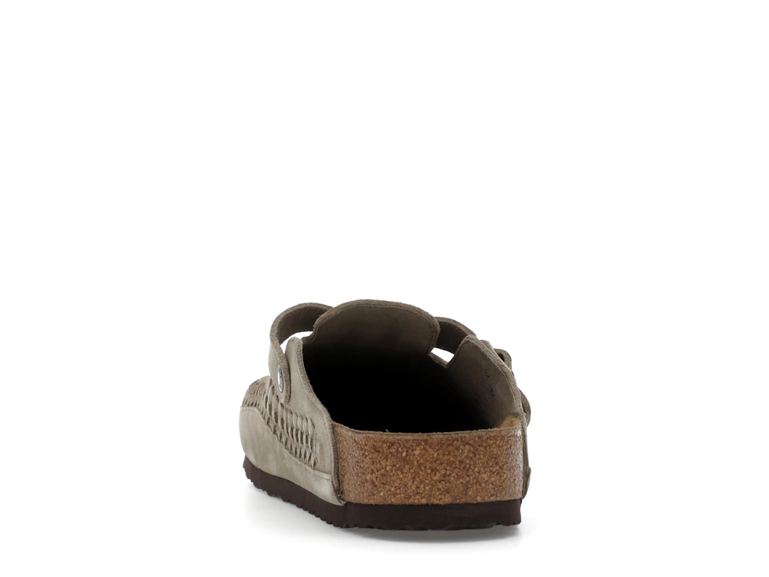 Birkenstock Boston Braided Suede Kith Taupe