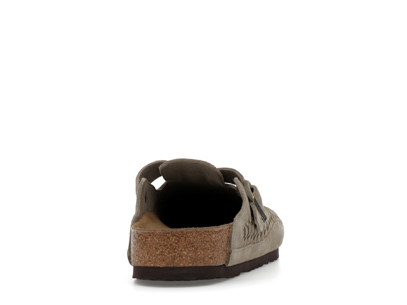 Birkenstock Boston Braided Suede Kith Taupe