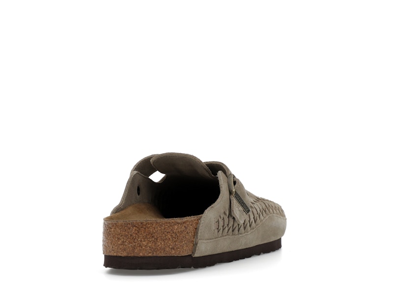 Birkenstock Boston Braided Suede Kith Taupe
