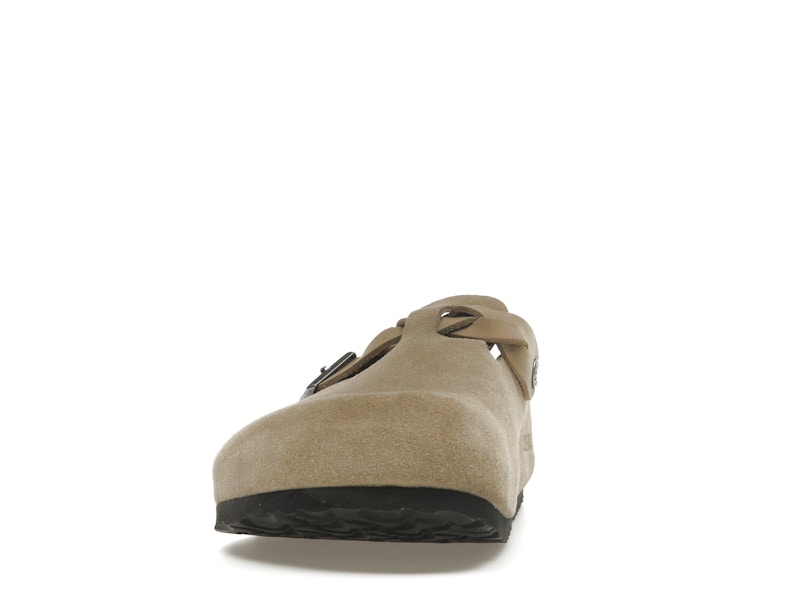 Birkenstock Boston Braided Suede Taupe