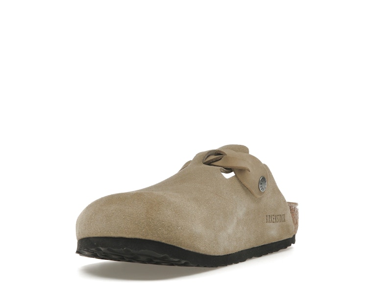 Birkenstock Boston Braided Suede Taupe