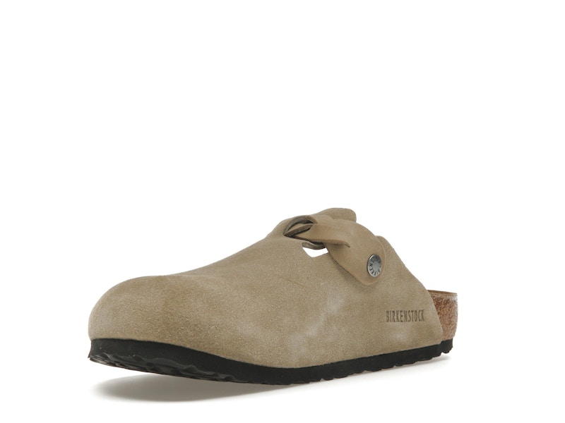 Birkenstock Boston Braided Suede Taupe