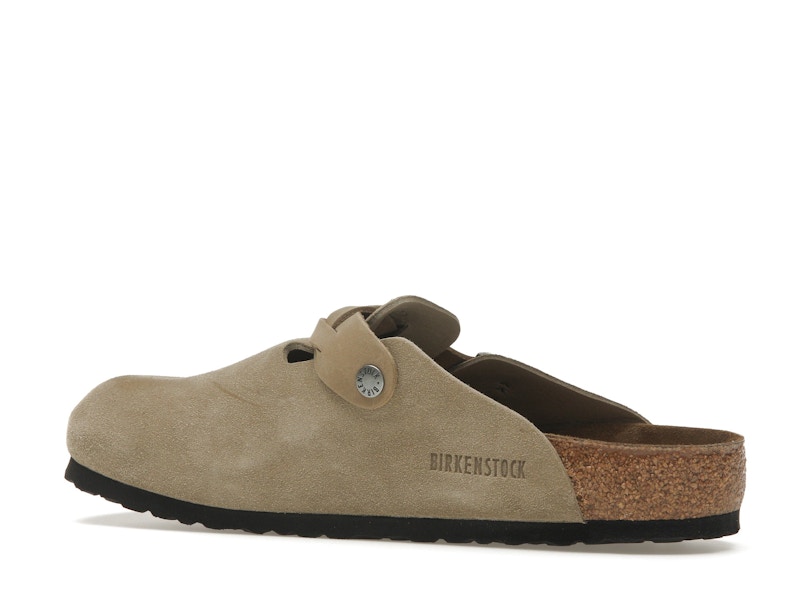 Birkenstock Boston Braided Suede Taupe