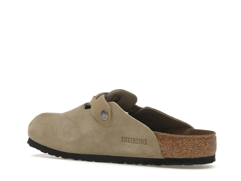Birkenstock Boston Braided Suede Taupe