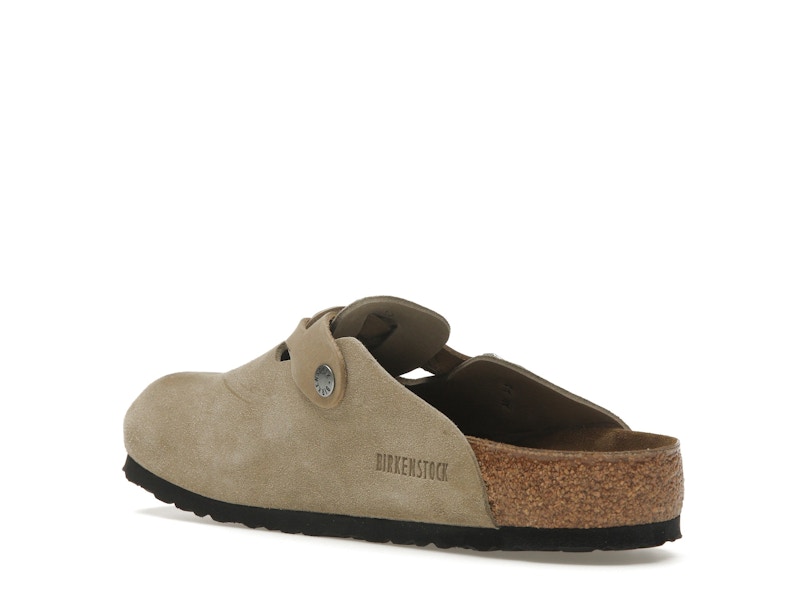 Birkenstock Boston Braided Suede Taupe