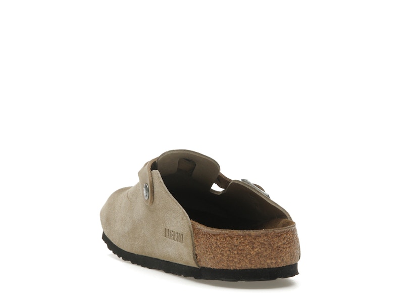 Birkenstock Boston Braided Suede Taupe