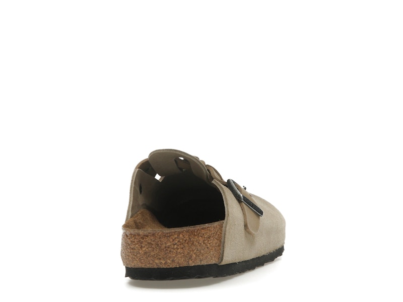Birkenstock Boston Braided Suede Taupe