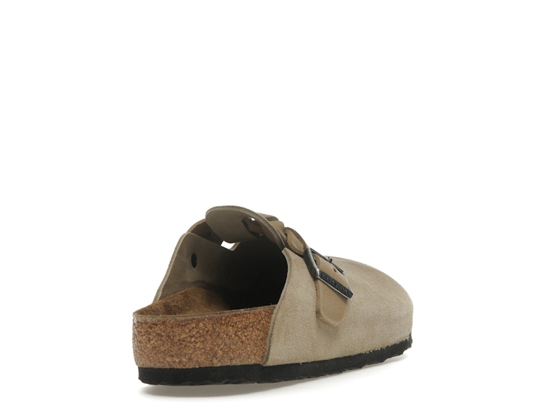Birkenstock Boston Braided Suede Taupe